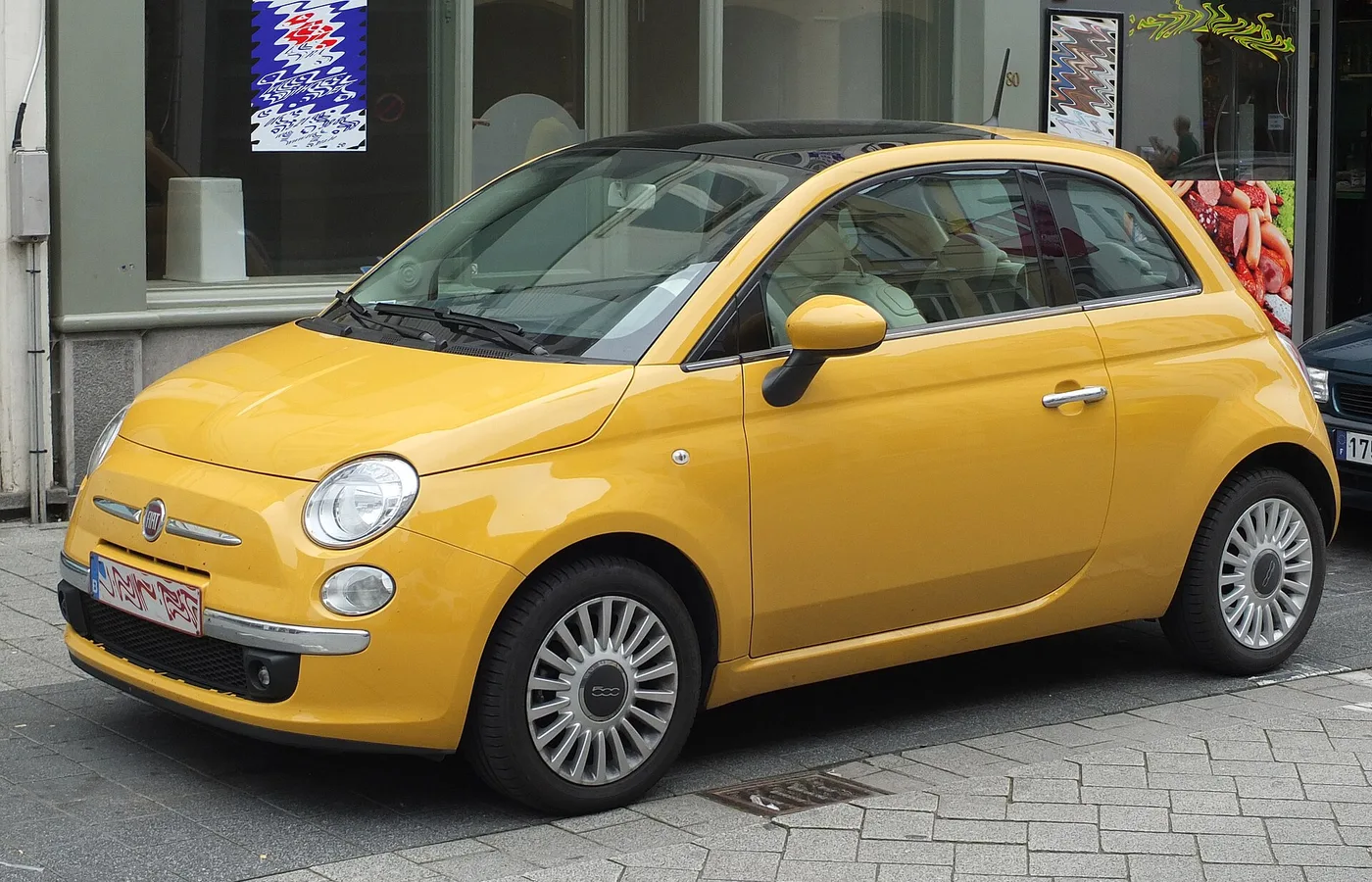 Abarth 500, vue extérieure du modèle