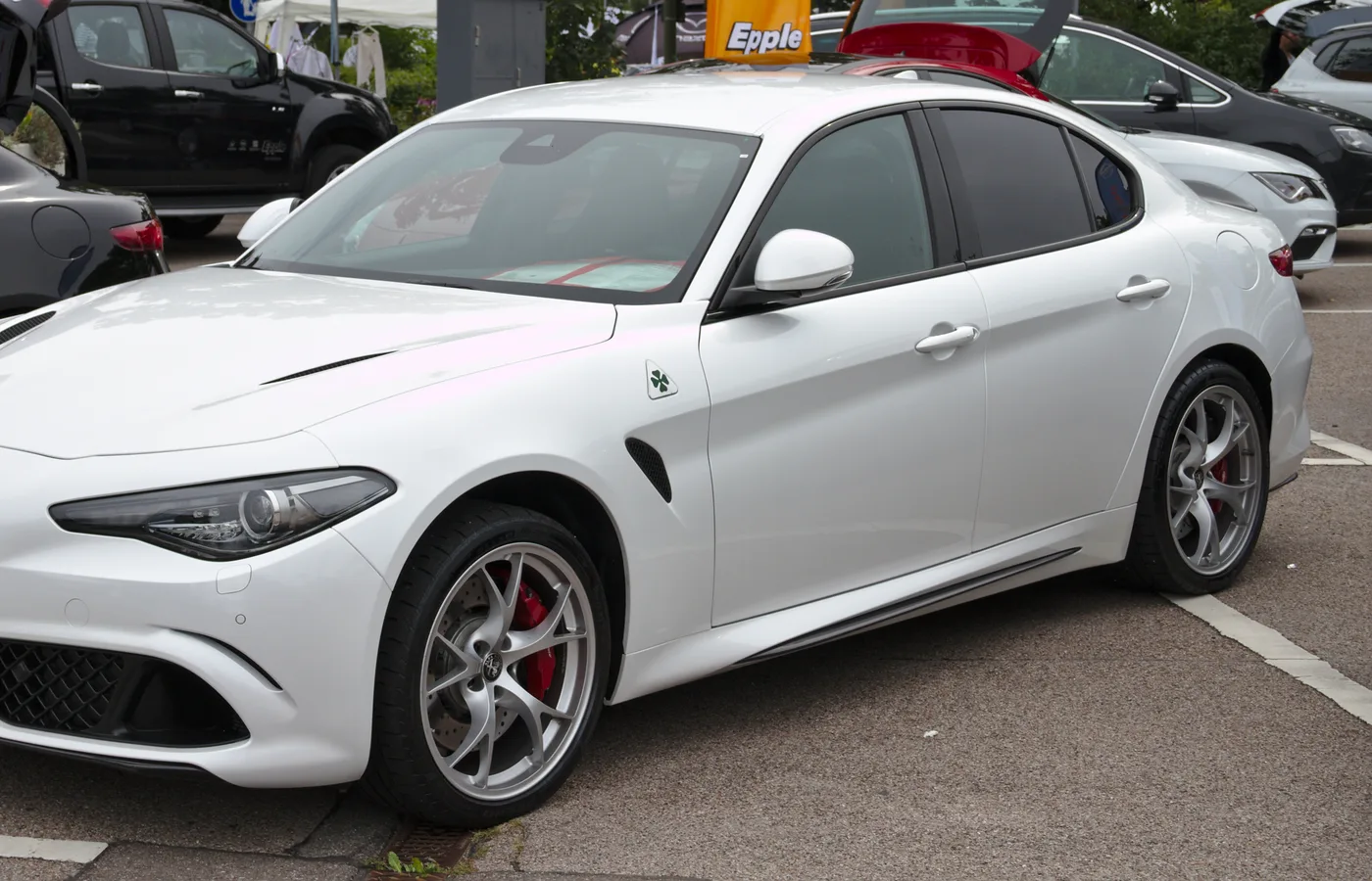 Alfa GIULIA, vue extérieure du modèle