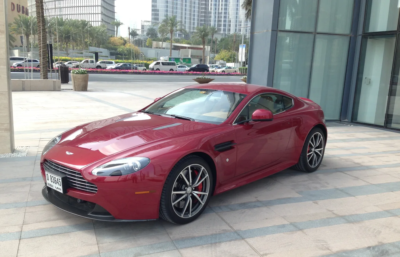 Aston Martin Vantage, vue extérieure du modèle