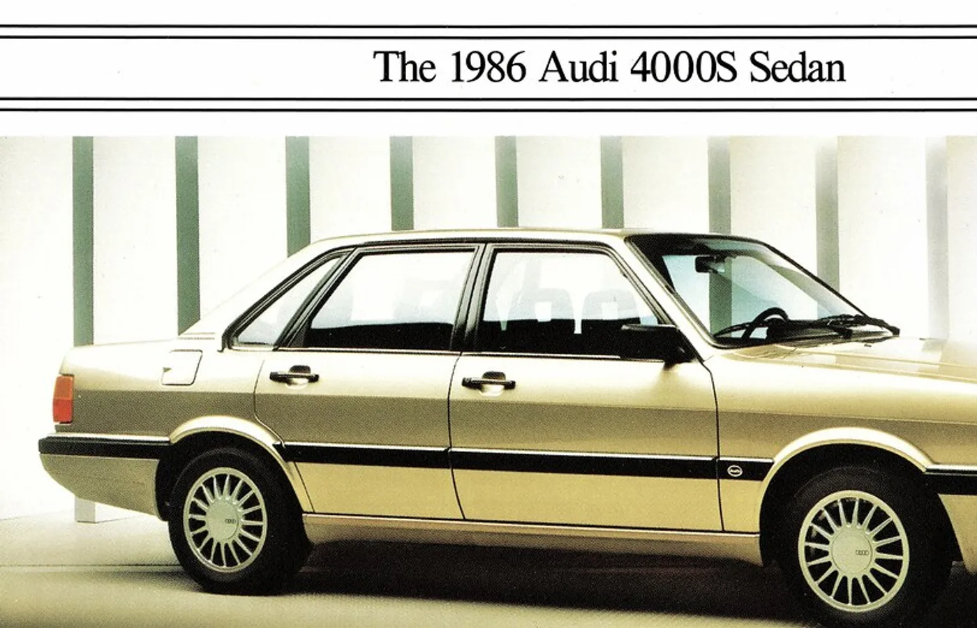 Audi 4000, vue extérieure du modèle