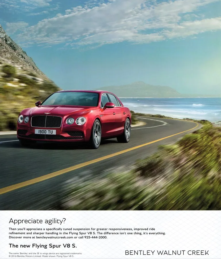 Bentley FLYING SPUR V8, vue extérieure du modèle