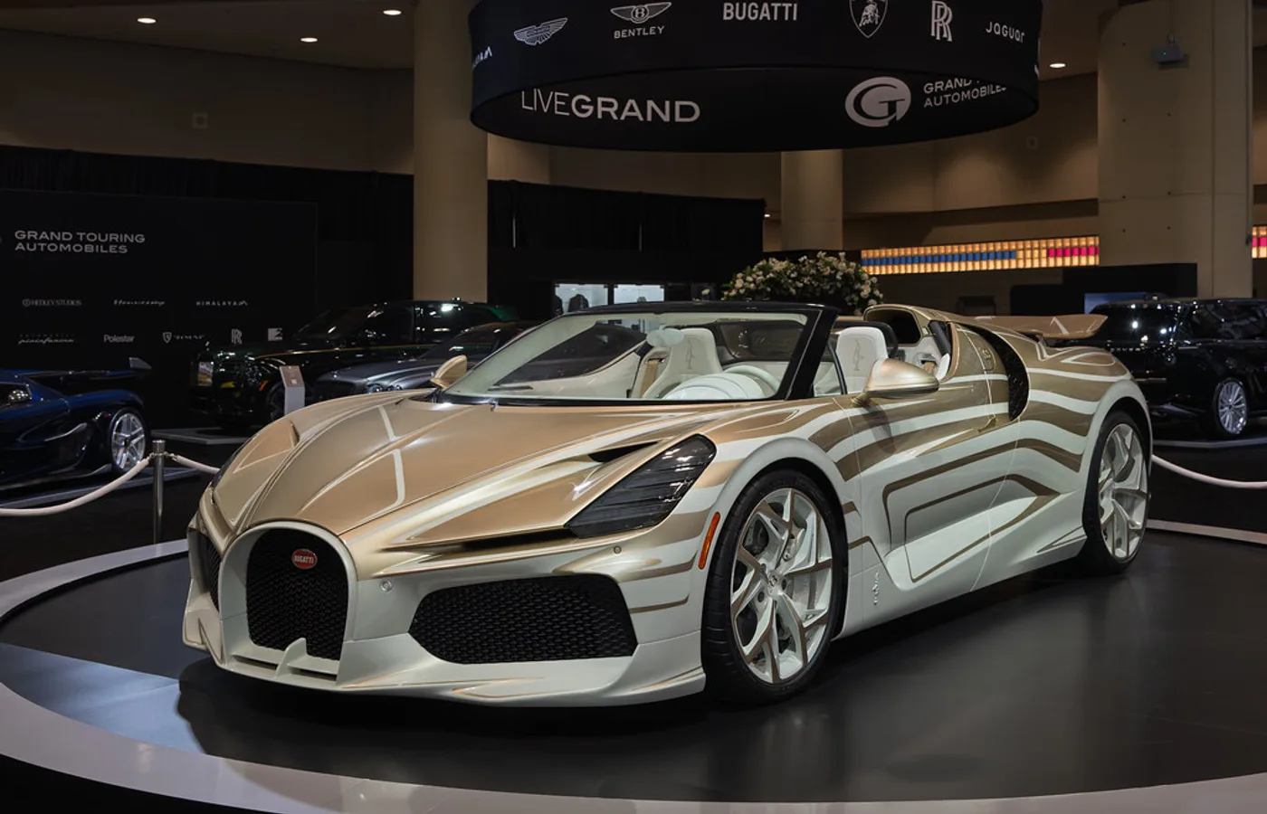 Bugatti Mistral, vue extérieure du modèle