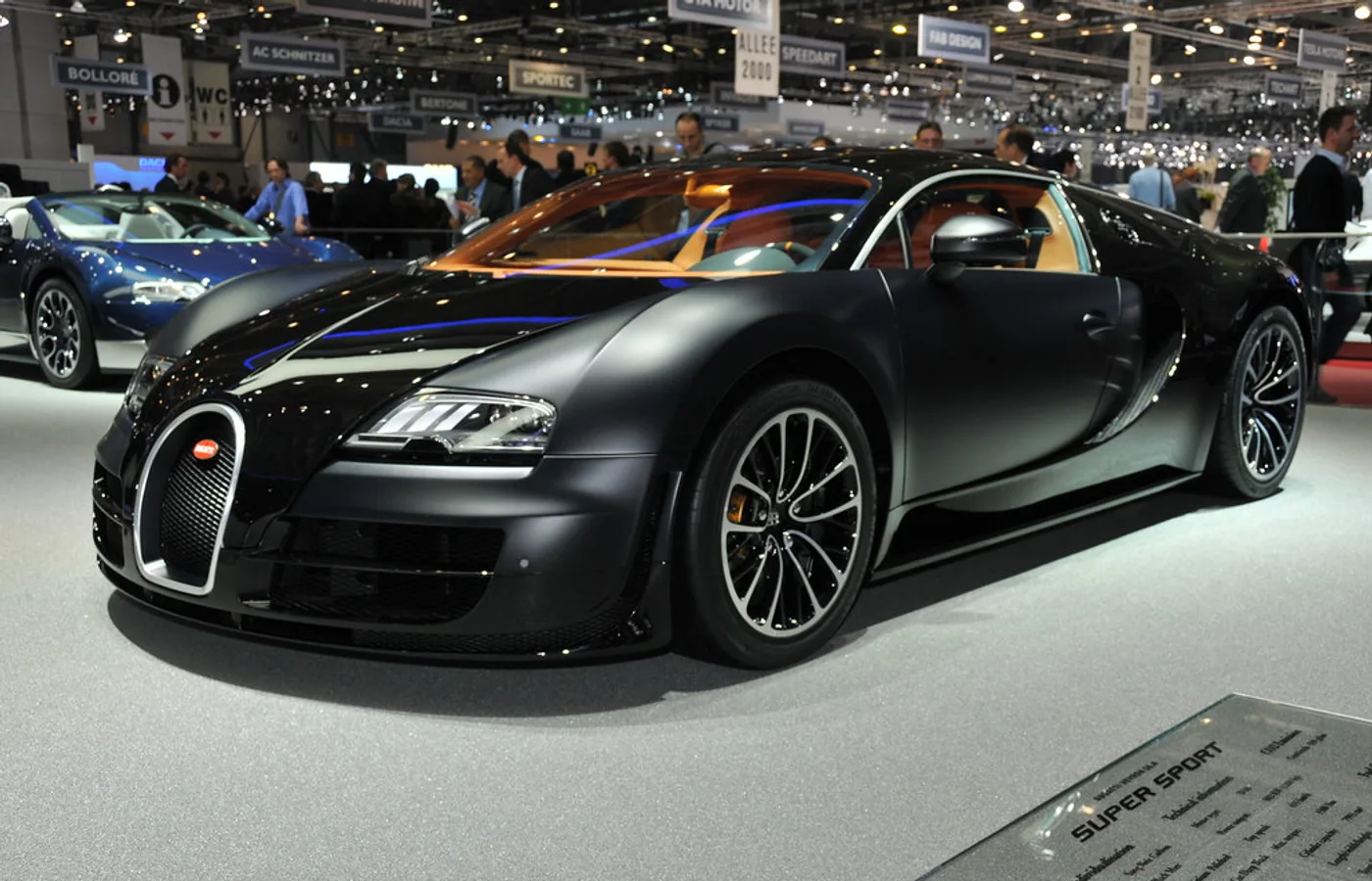 Bugatti Veyron, vue extérieure du modèle