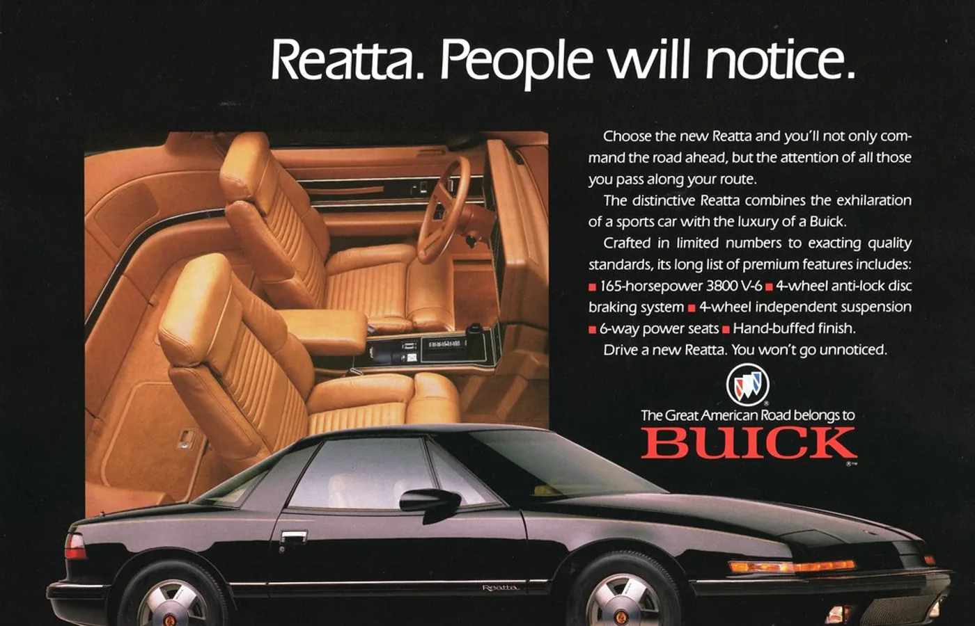 Buick Reatta, vue extérieure du modèle