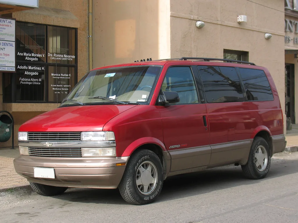 Chevrolet Astro Van, vue extérieure du modèle ou d'une variante proche
