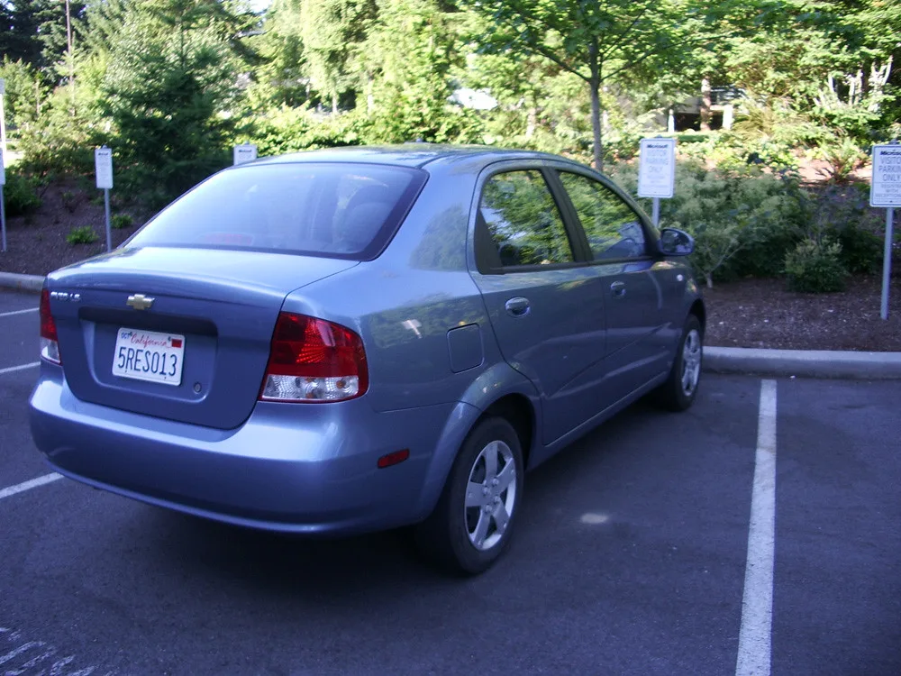 Chevrolet AVEO4, vue extérieure du modèle ou d'une variante proche