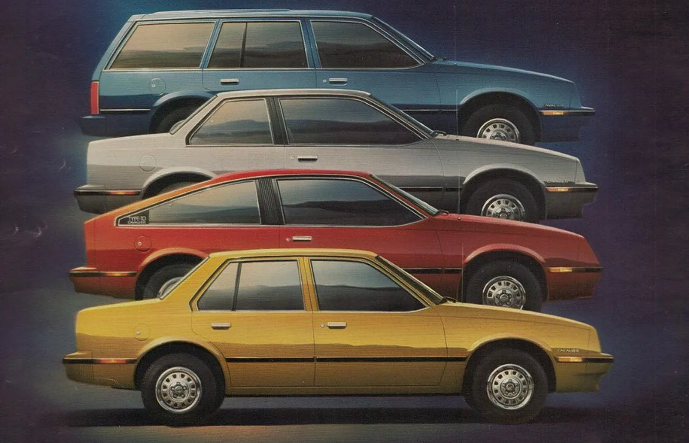 Chevrolet Cavalier, vue extérieure du modèle