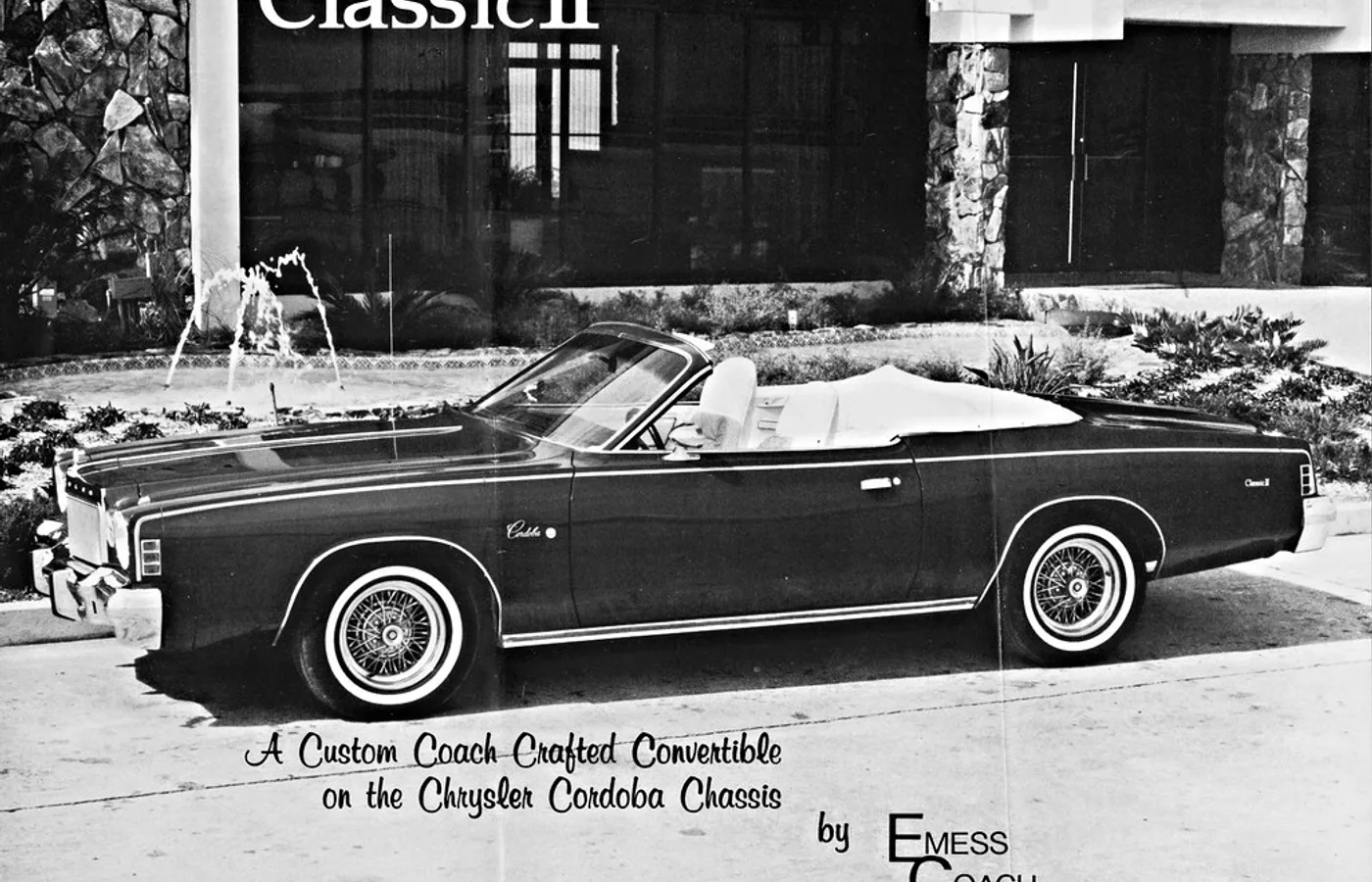 Chrysler Cordoba, vue extérieure du modèle