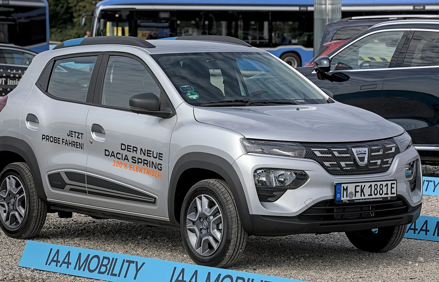 Dacia Spring, vue extérieure du modèle