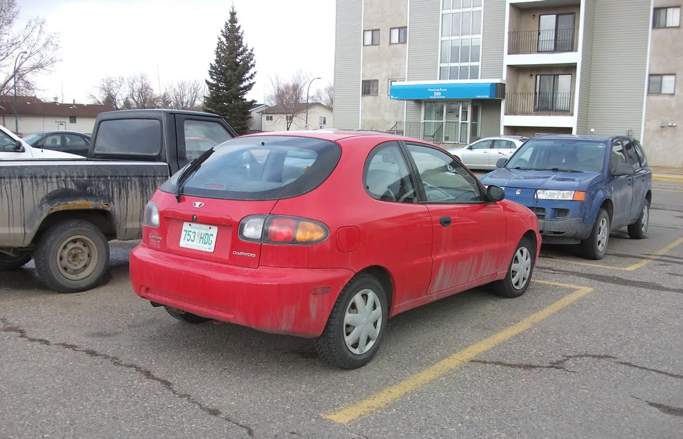 Daewoo LANOS, vue extérieure du modèle