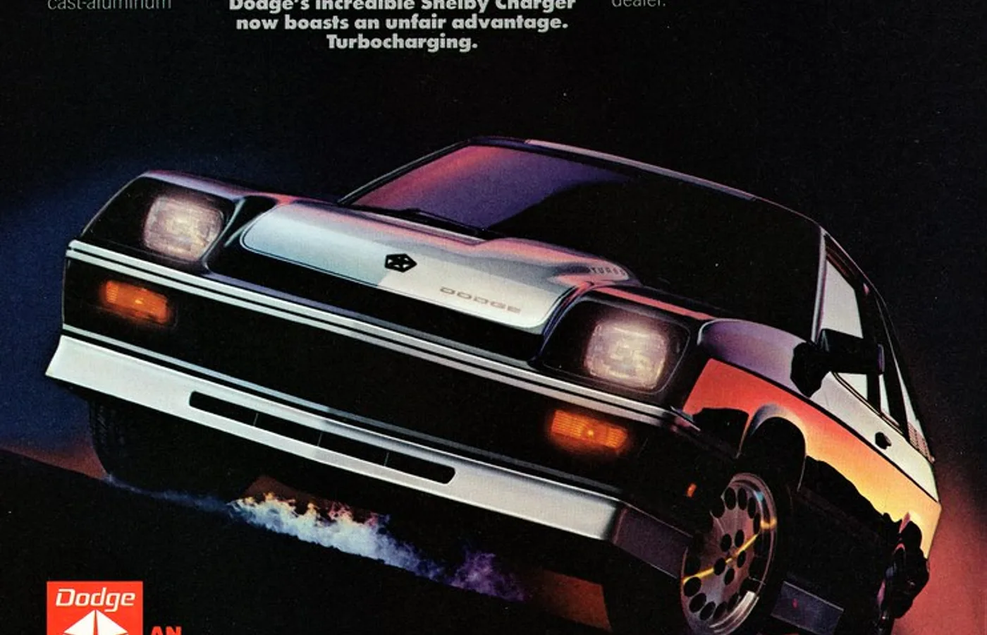 Dodge Shelby Charger, vue extérieure du modèle