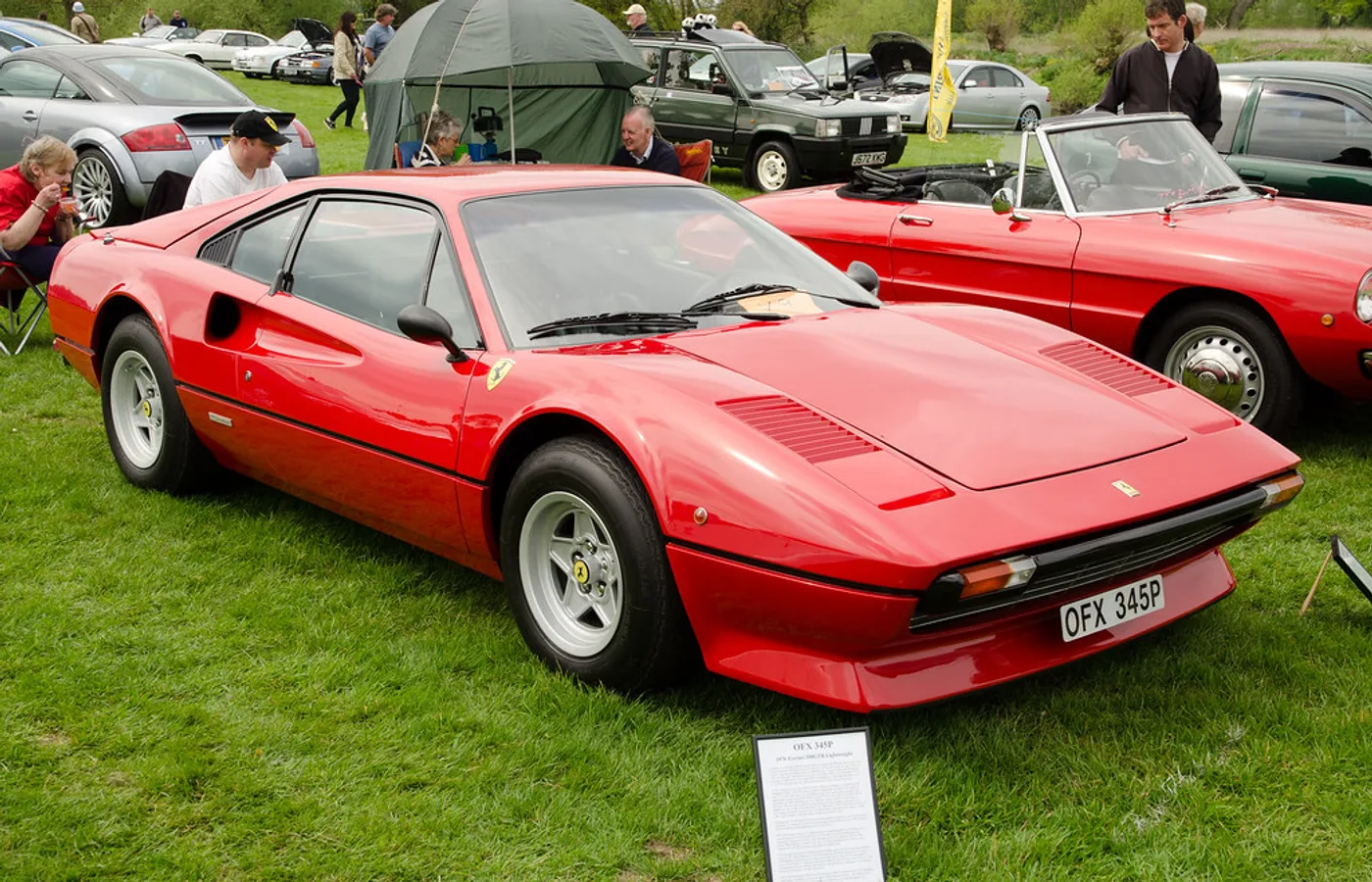 Ferrari 308GTB, vue extérieure du modèle