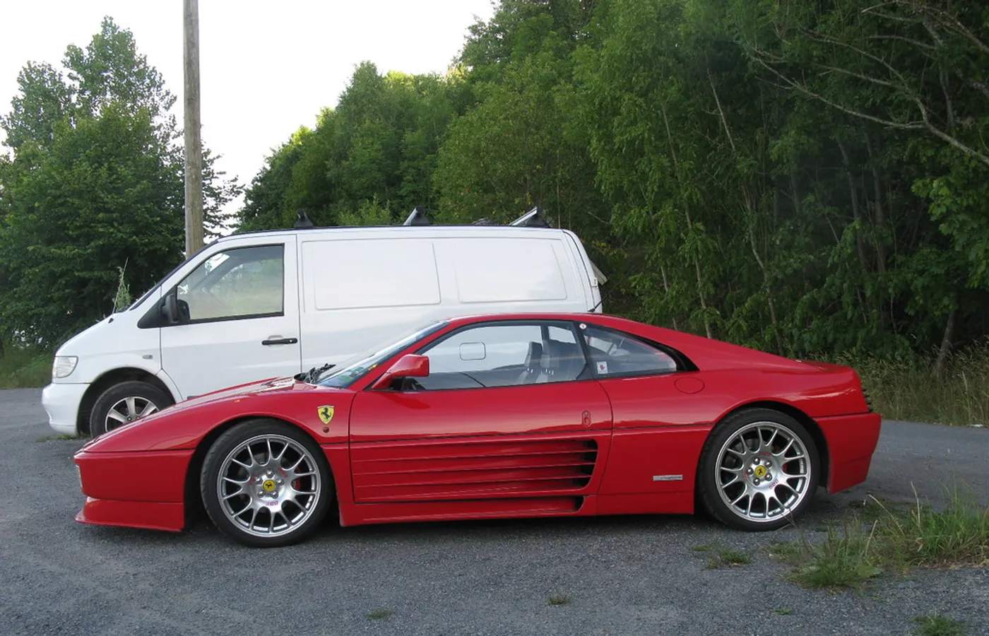 Ferrari 348 tb, vue extérieure du modèle