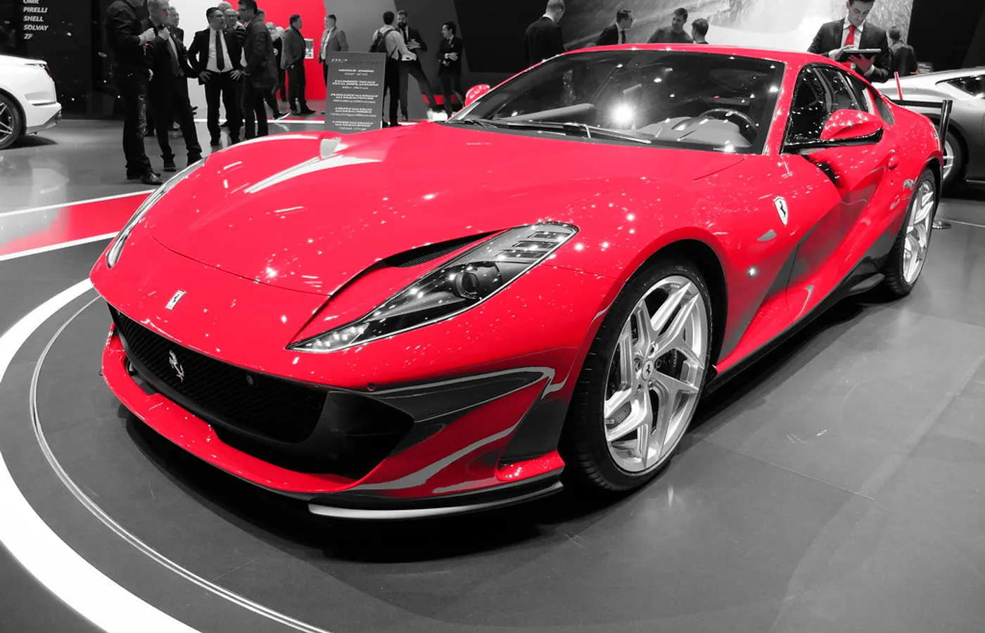 Ferrari 812, vue extérieure du modèle