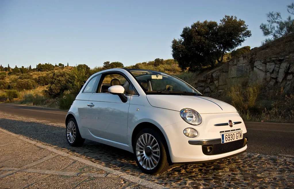 Fiat 500C, vue extérieure du modèle