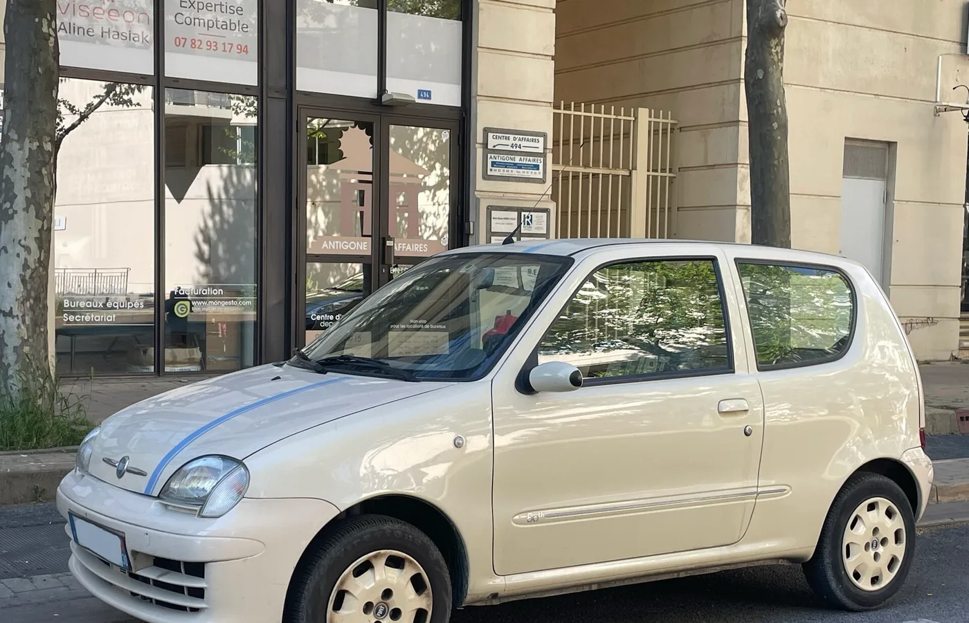 Fiat Seicento, vue extérieure du modèle