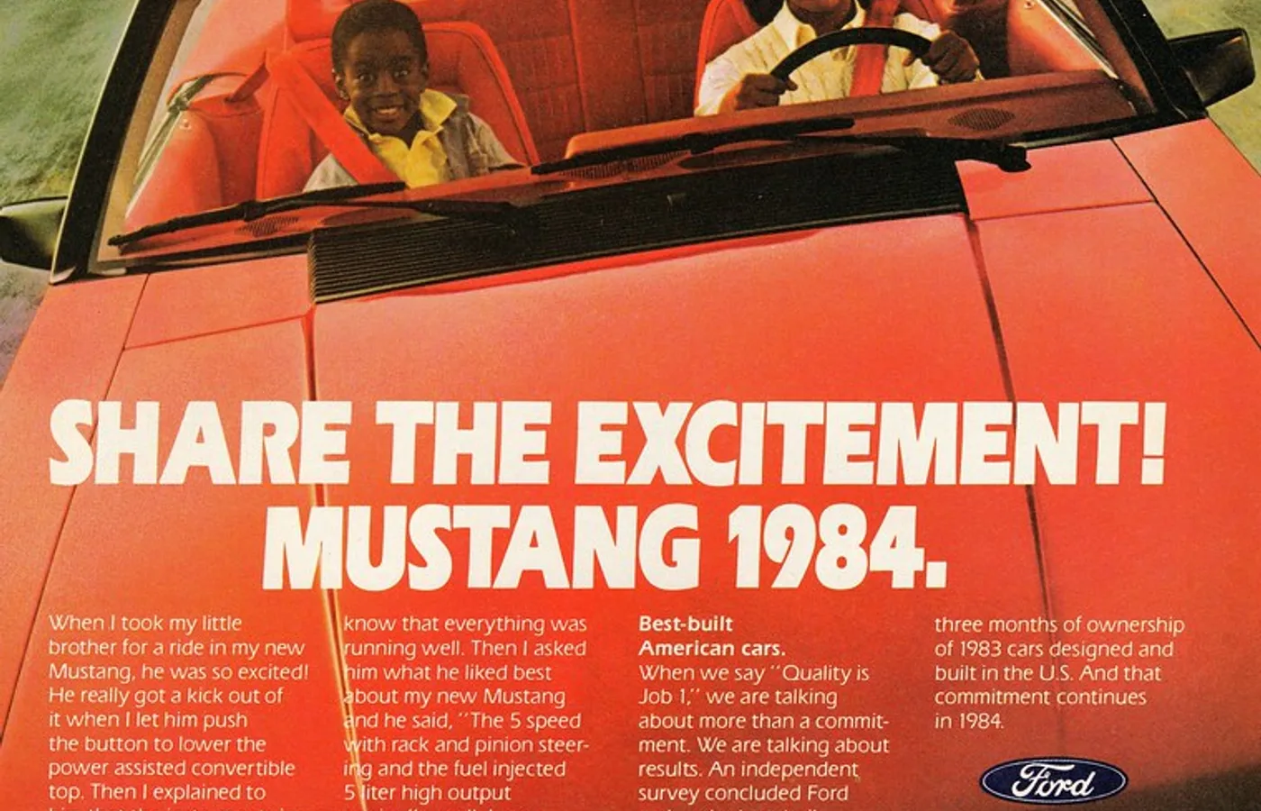 Ford MUSTANG CONVERTIBLE, vue extérieure du modèle