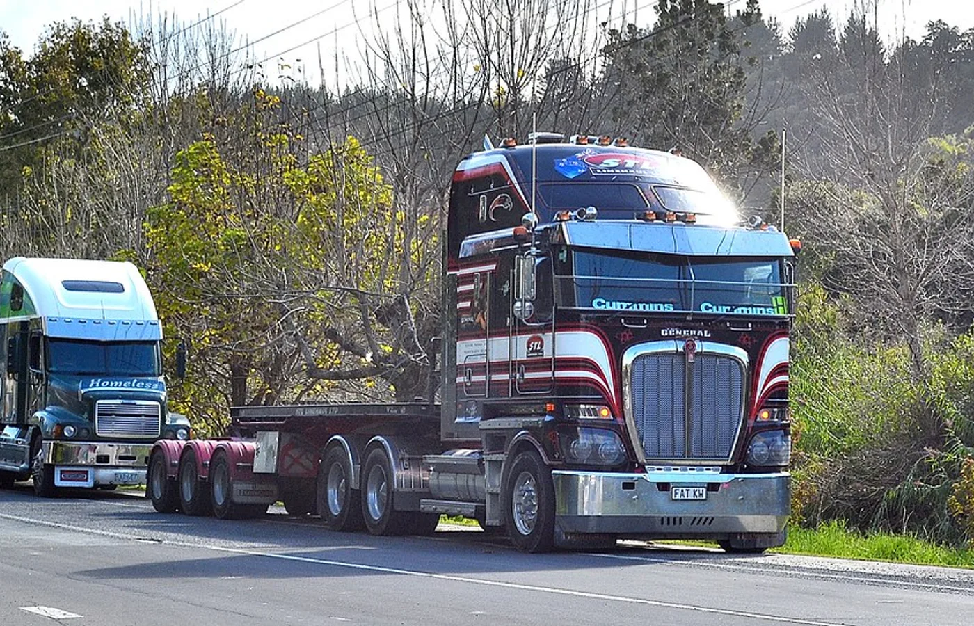 Freightliner C112, vue extérieure du modèle ou d'une variante proche