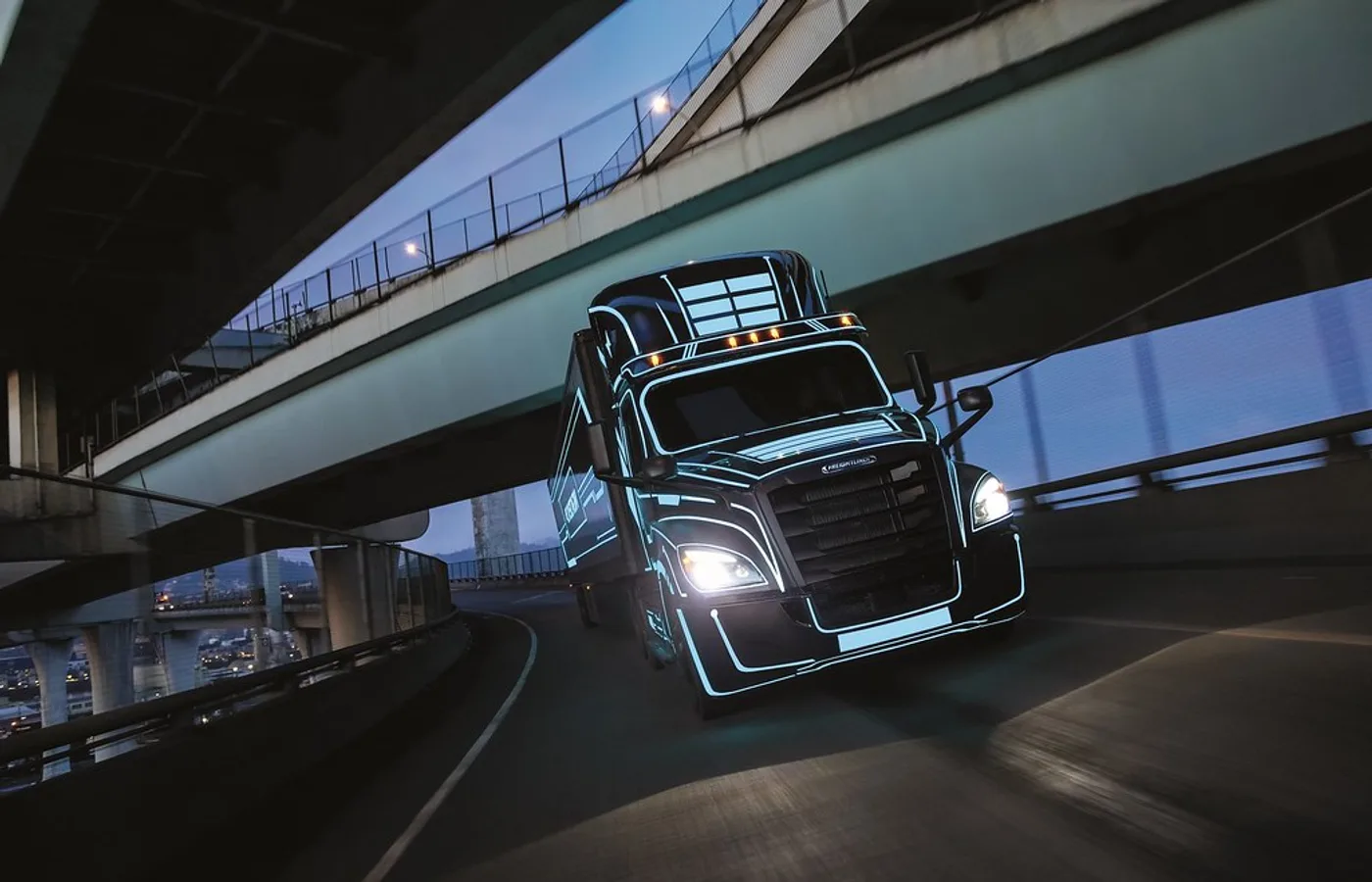 Freightliner eCascadia, vue extérieure du modèle