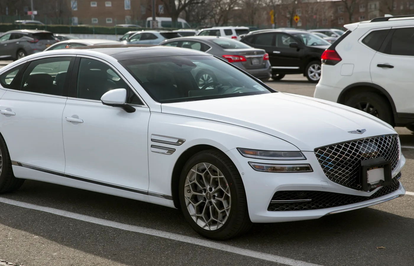 Genesis ELECTRIFIED G80, vue extérieure du modèle ou d'une variante proche