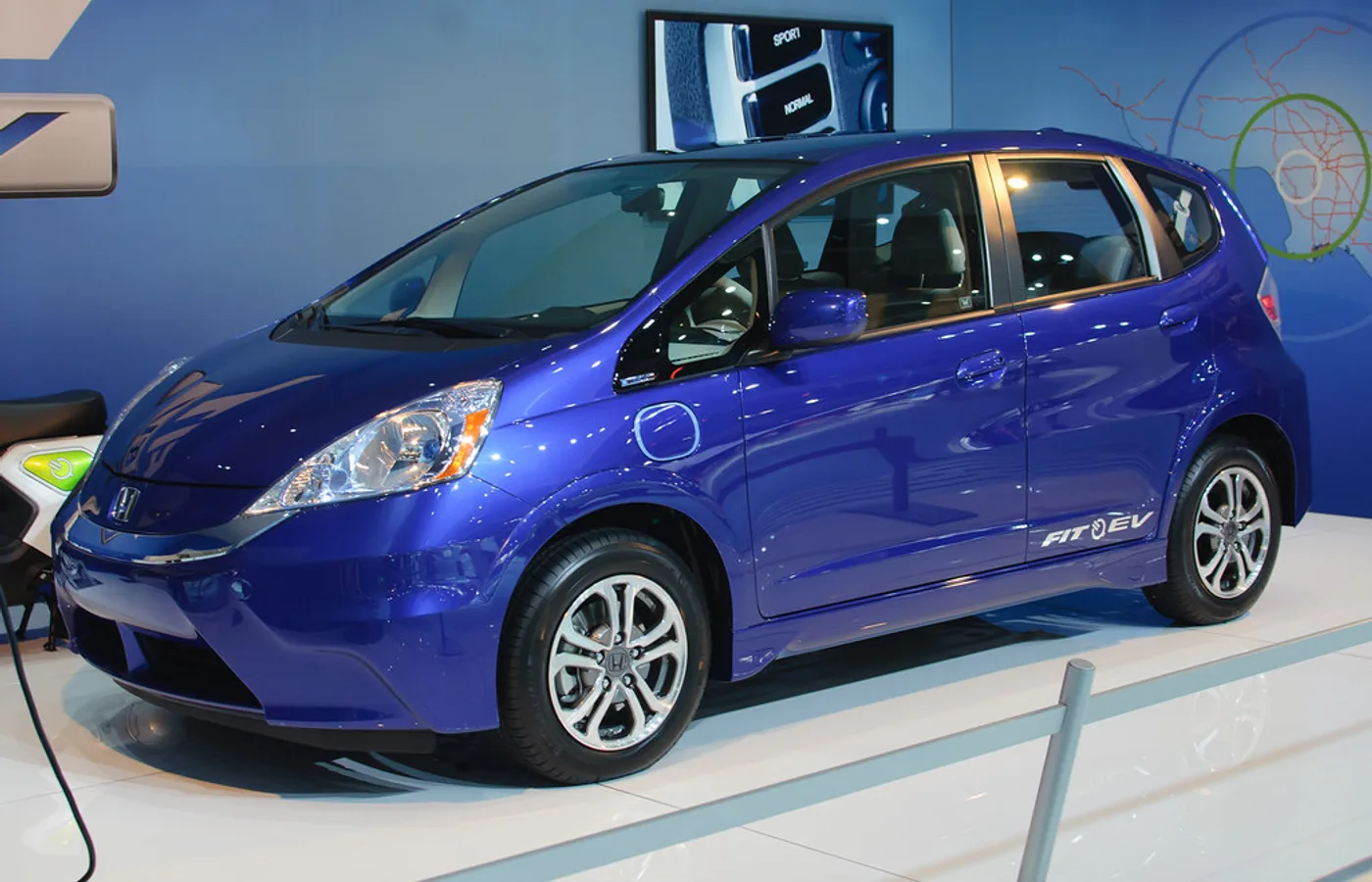 Honda FIT EV, vue extérieure du modèle