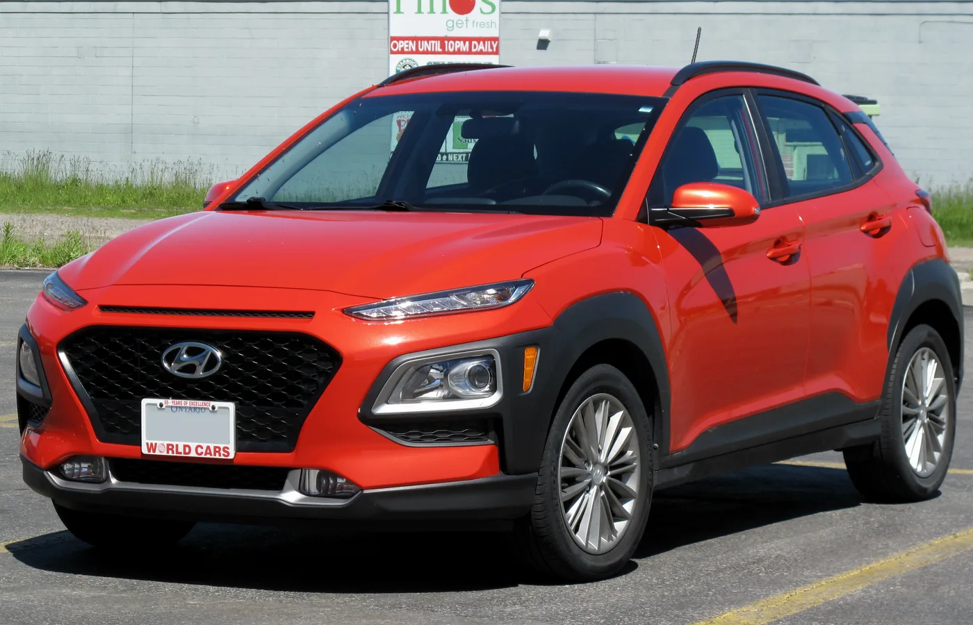 Hyundai Kona, vue extérieure du modèle