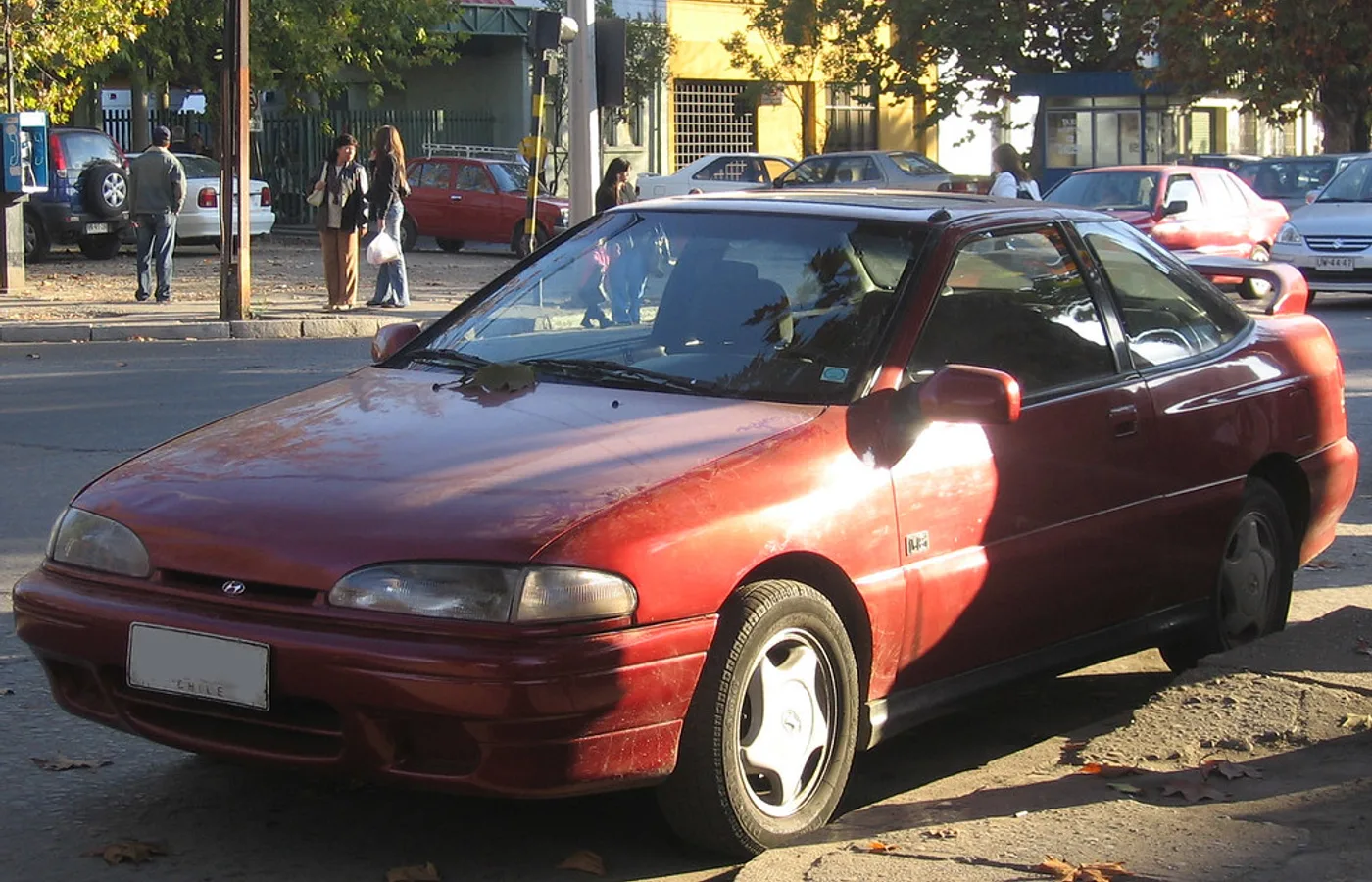 Hyundai Scoupe, vue extérieure du modèle