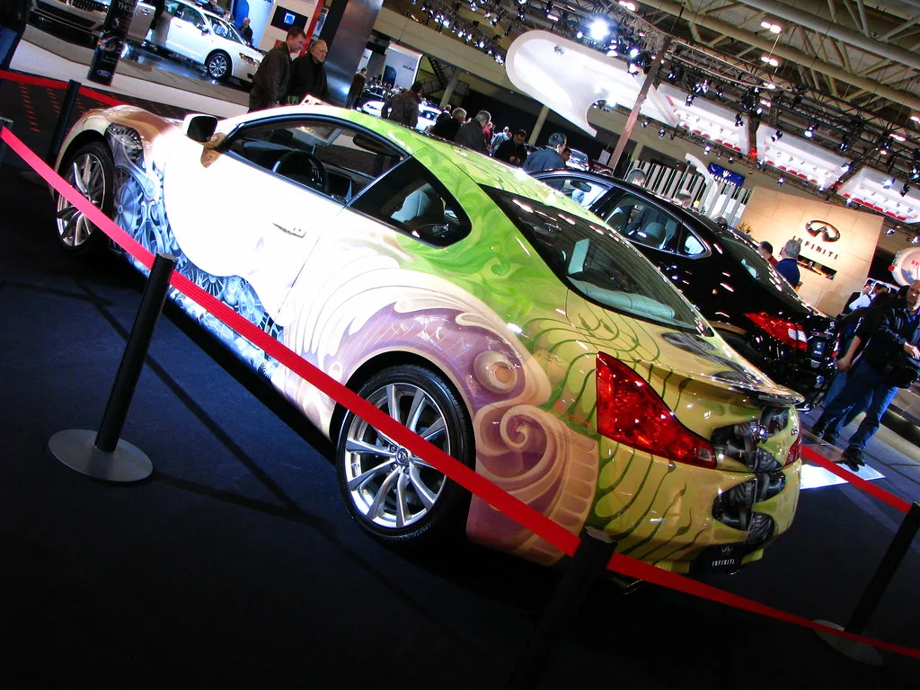 Infiniti G37, vue extérieure du modèle