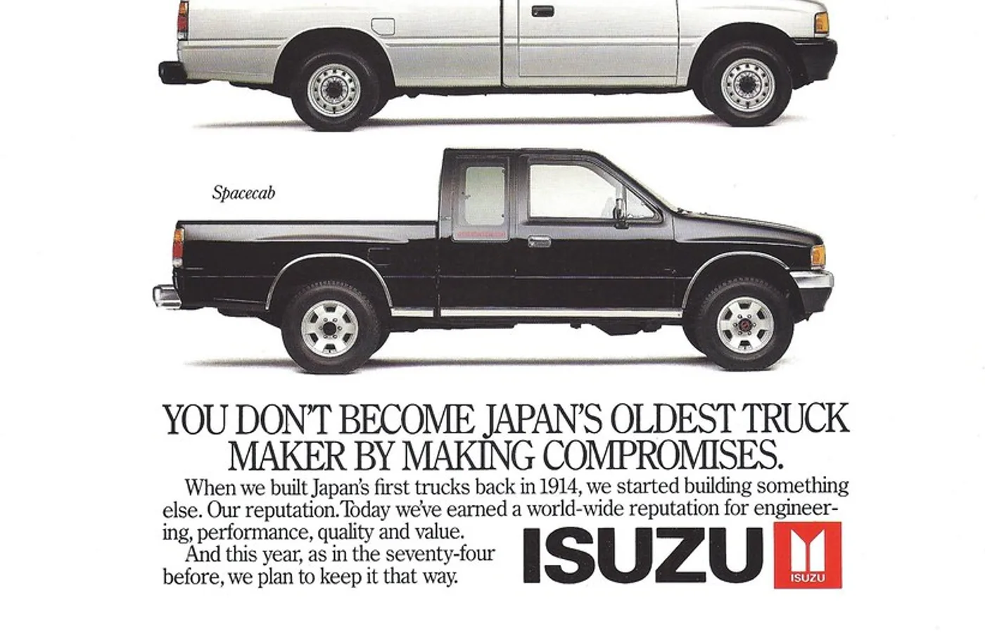 Isuzu Pickup, vue extérieure du modèle