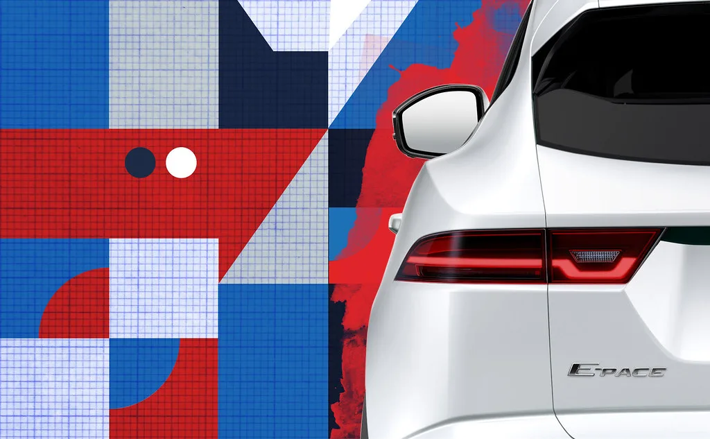 Jaguar E-PACE, vue extérieure du modèle