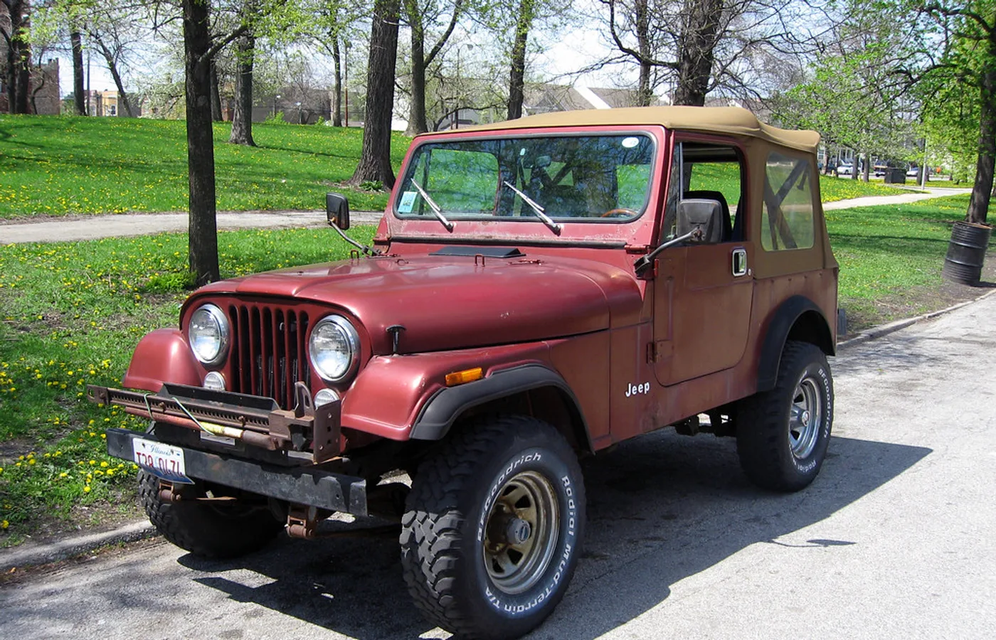 Jeep CJ-6, vue extérieure du modèle