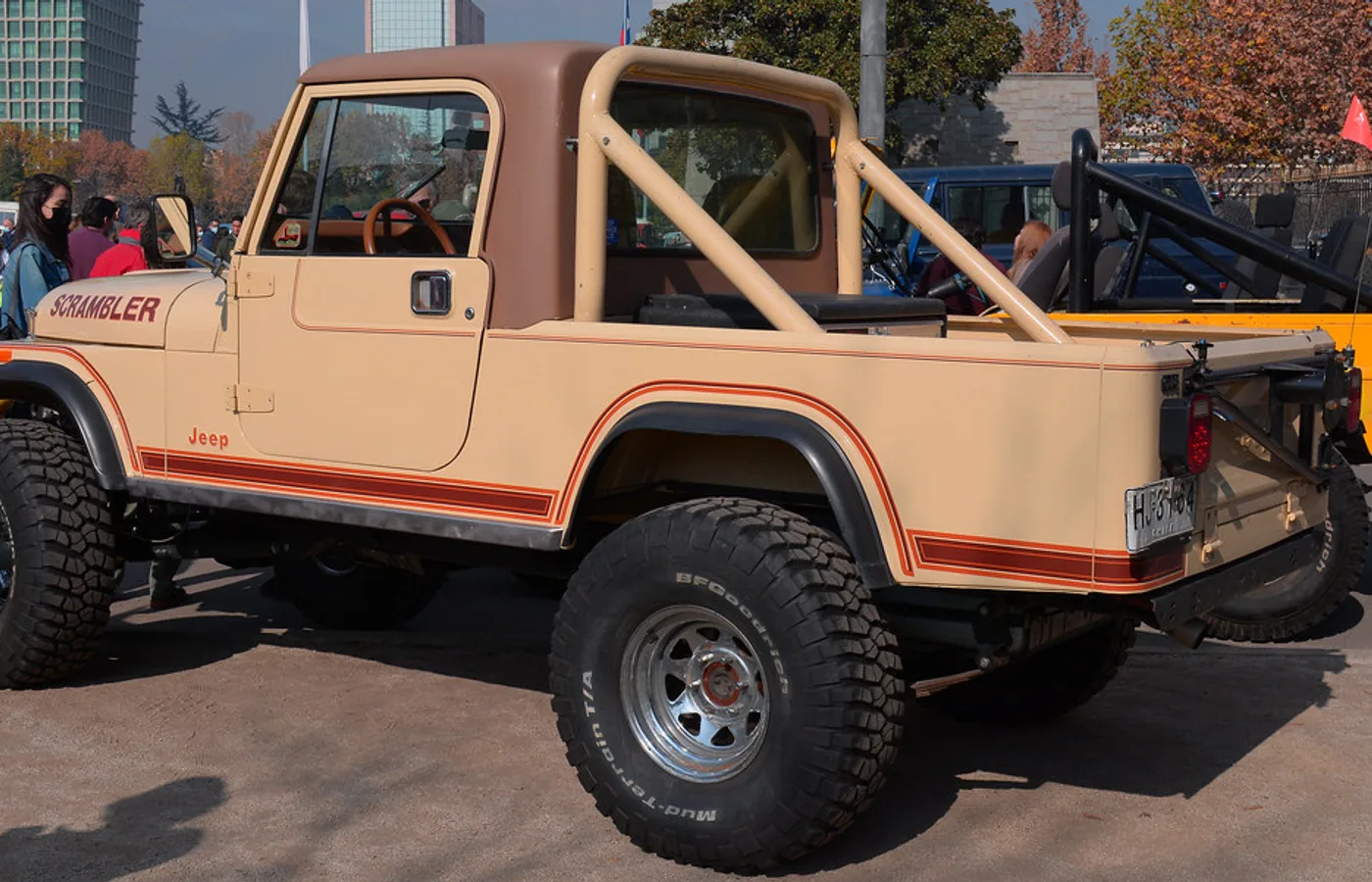 Jeep CJ-8 Scrambler, vue extérieure du modèle