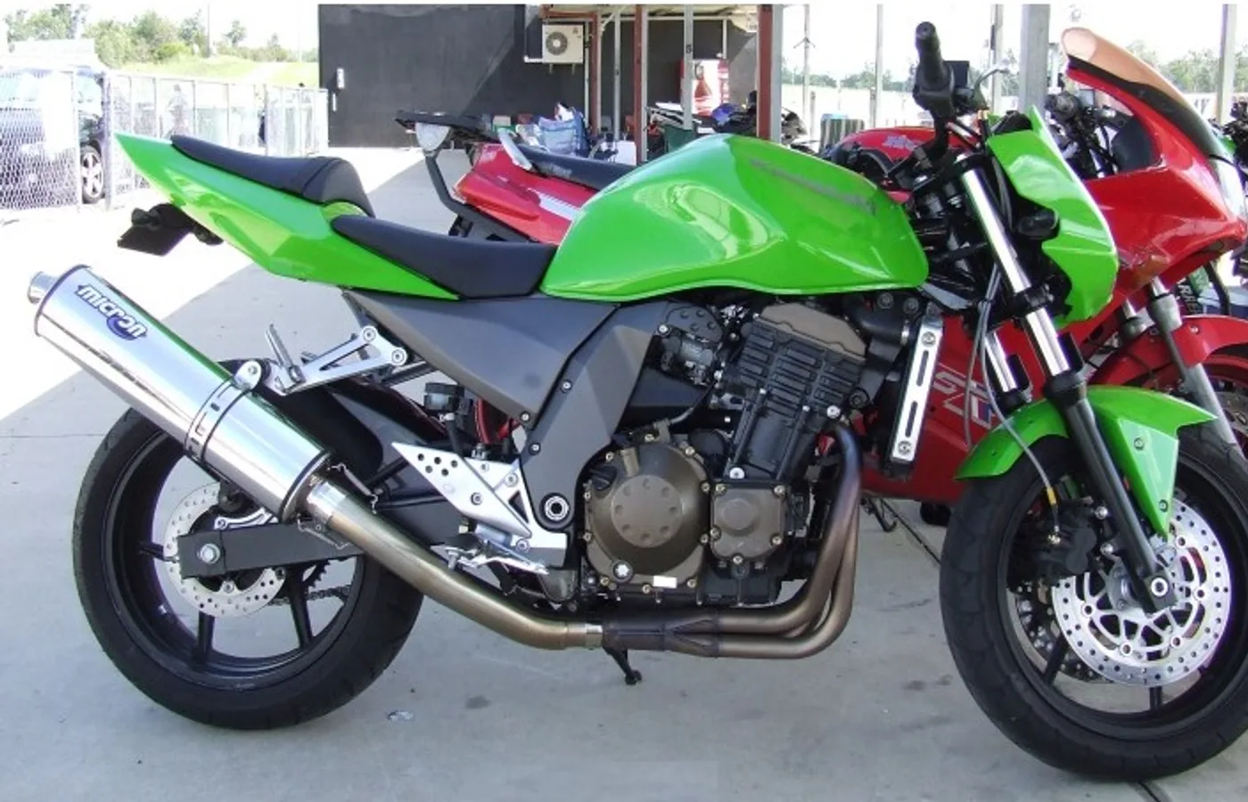 Kawasaki Z750, vue extérieure du modèle