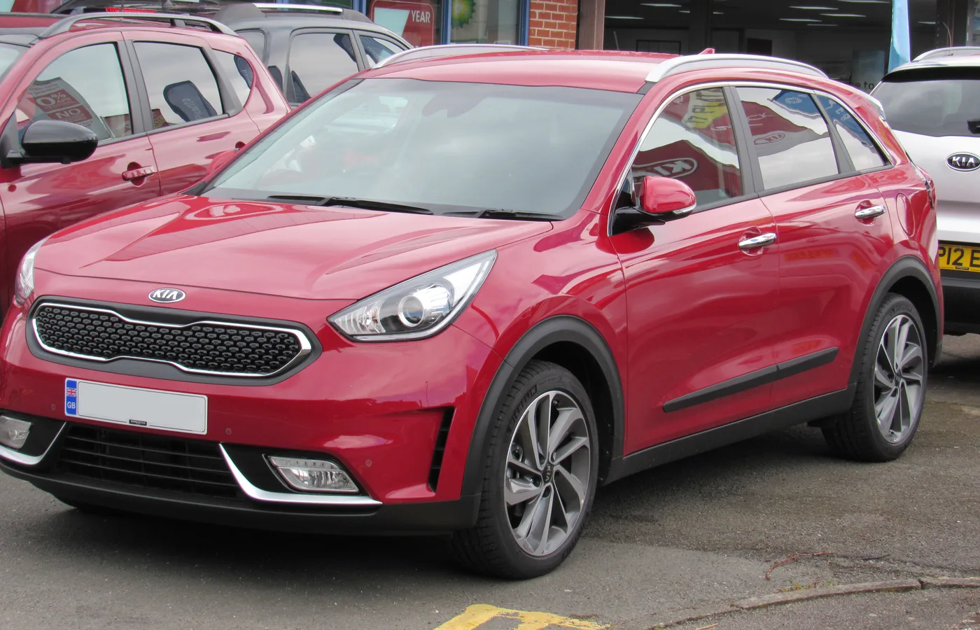 Kia NIRO ELECTRIC, vue extérieure du modèle ou d'une variante proche