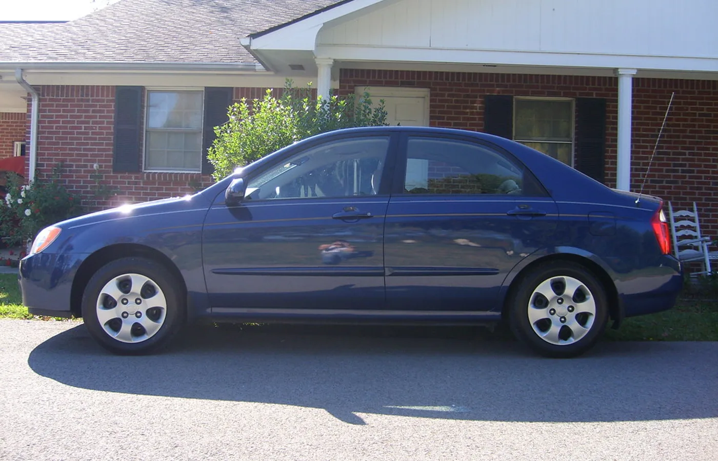 Kia Spectra, vue extérieure du modèle