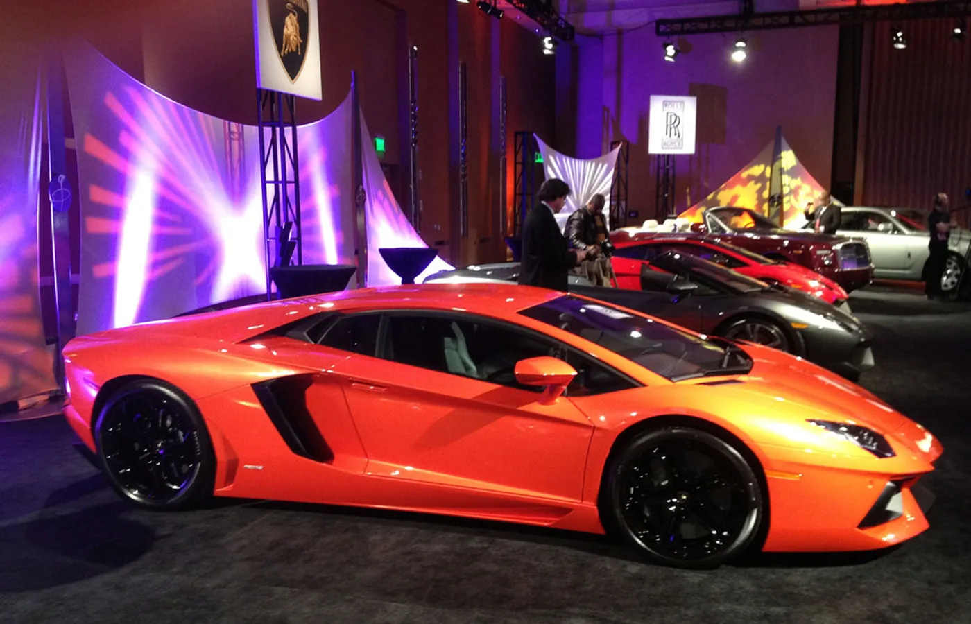 Lamborghini Aventador, vue extérieure du modèle