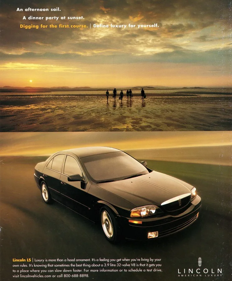 Lincoln LS, vue extérieure du modèle