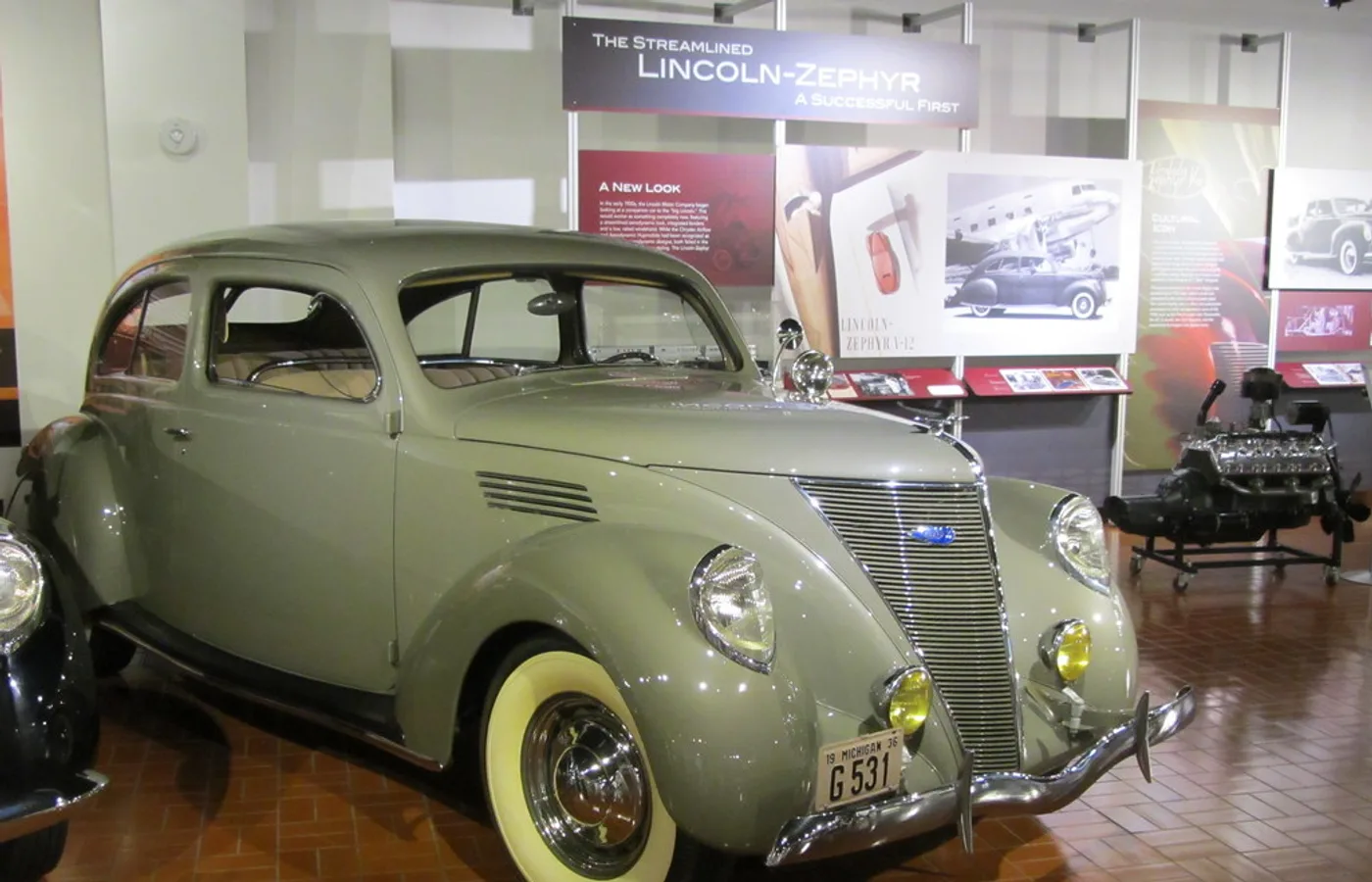 Lincoln Zephyr, vue extérieure du modèle