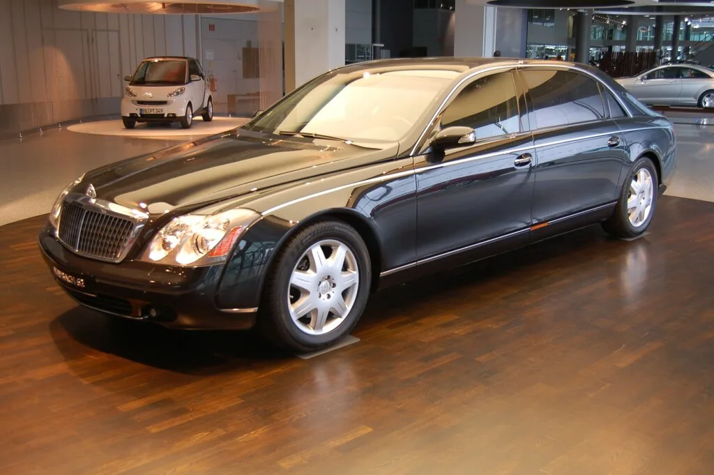 Mercedes-Benz MAYBACH 62, vue extérieure du modèle