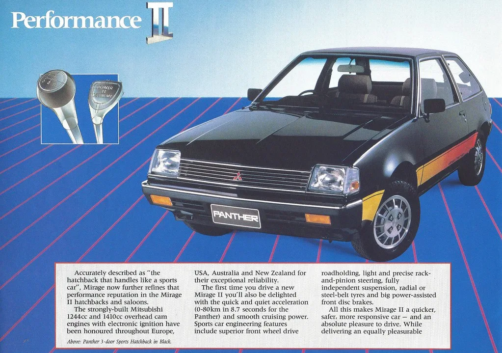 Mitsubishi Mirage, vue extérieure du modèle