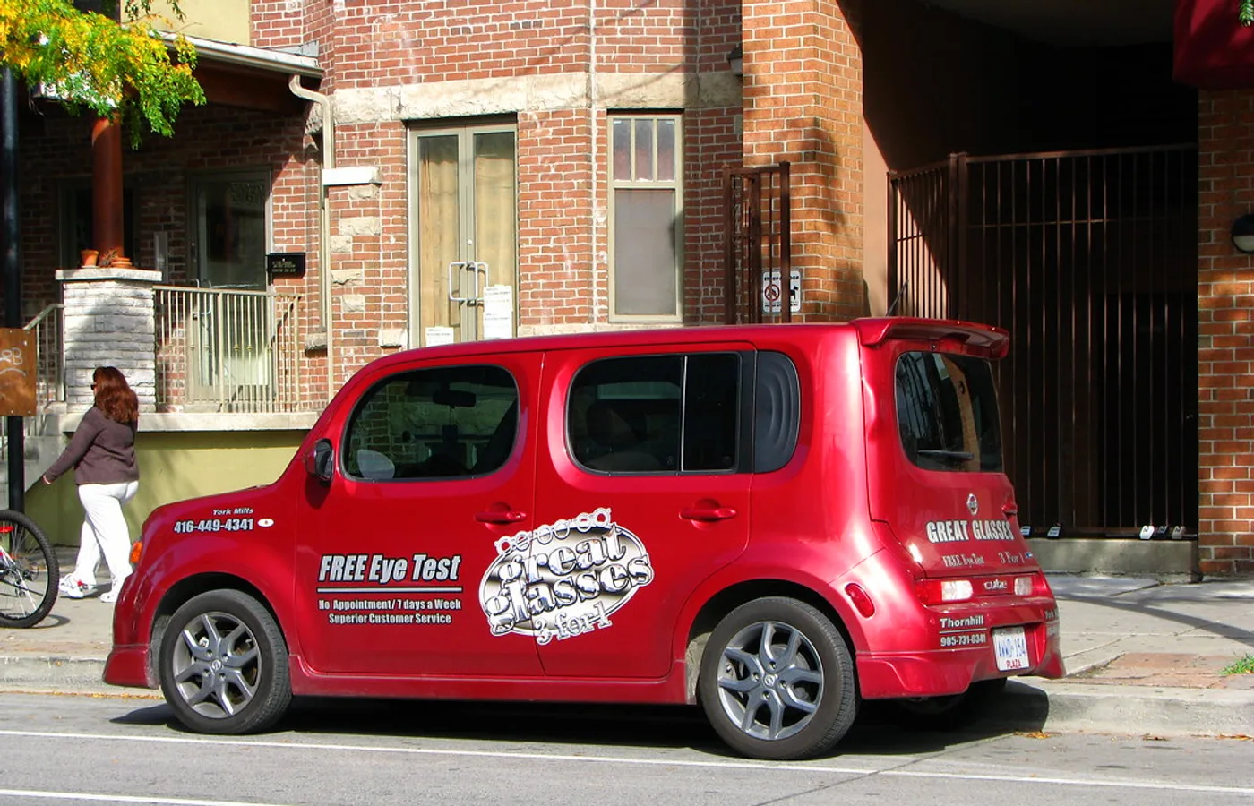 Nissan Cube, vue extérieure du modèle