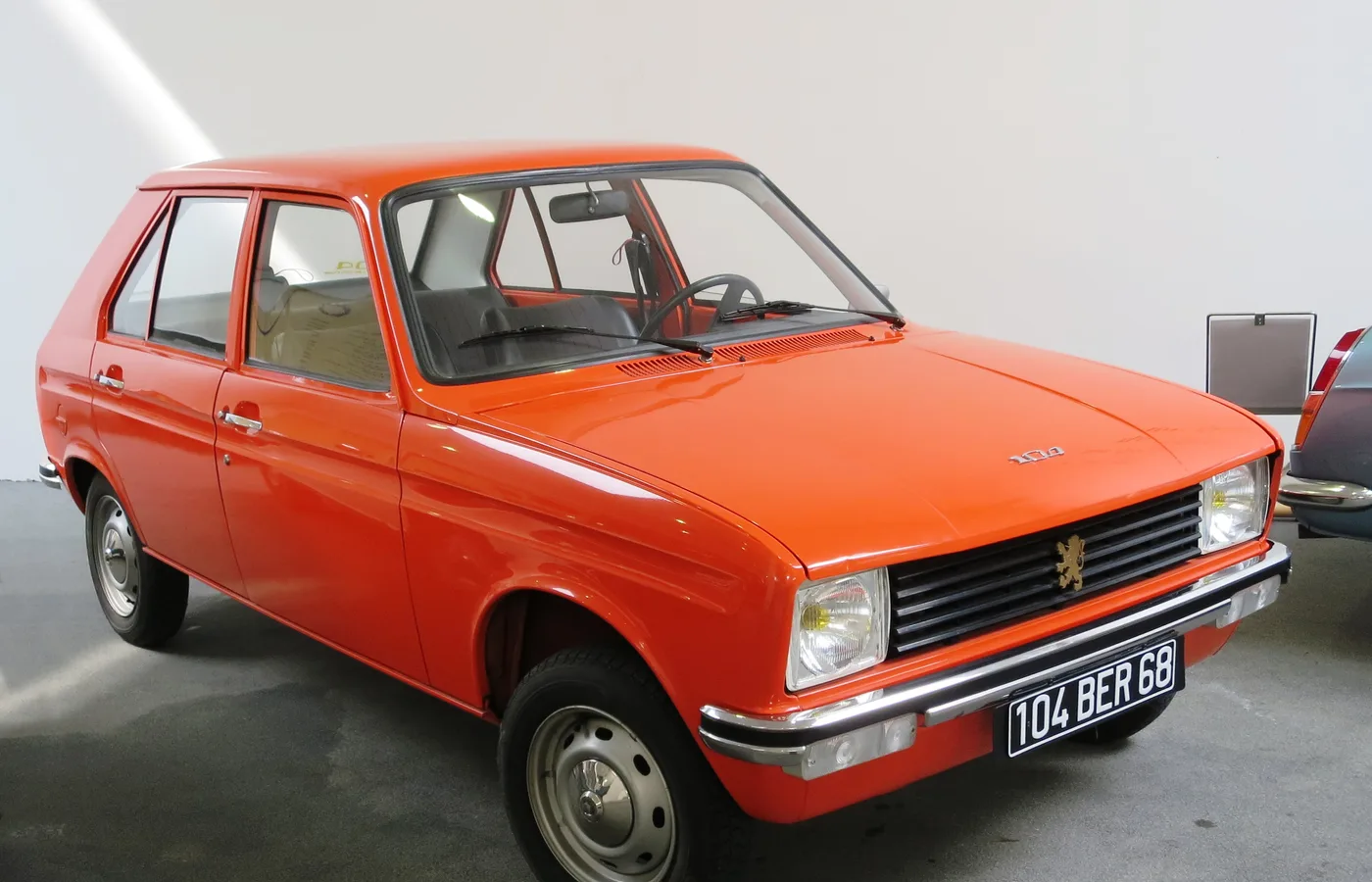 Peugeot 104, vue extérieure du modèle