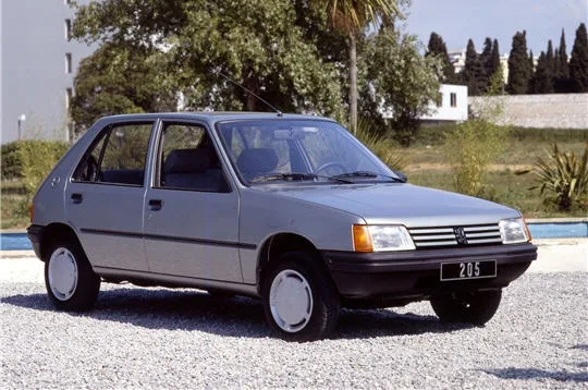 Peugeot 205, vue extérieure du modèle