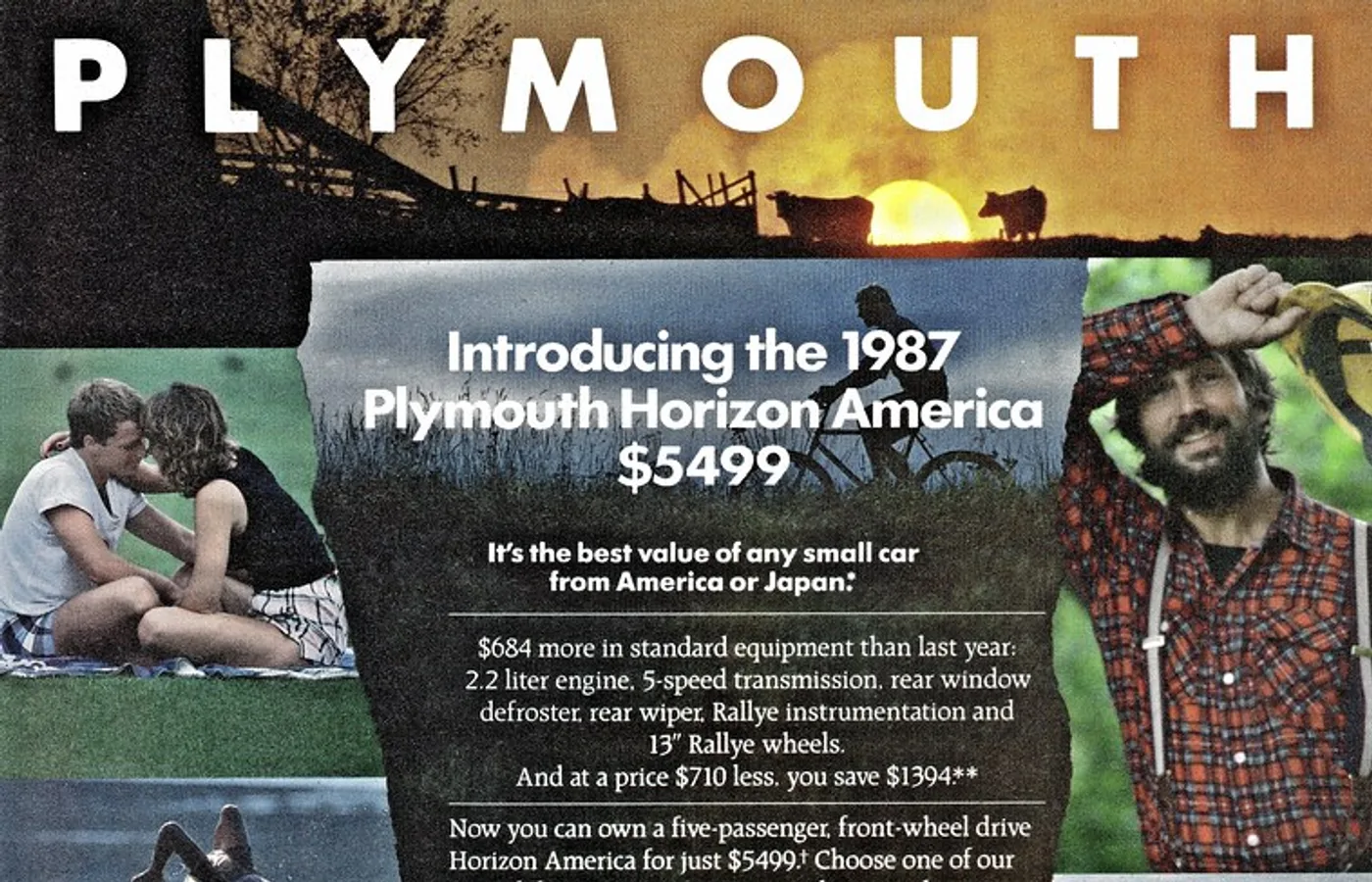Plymouth HORIZON, vue extérieure du modèle