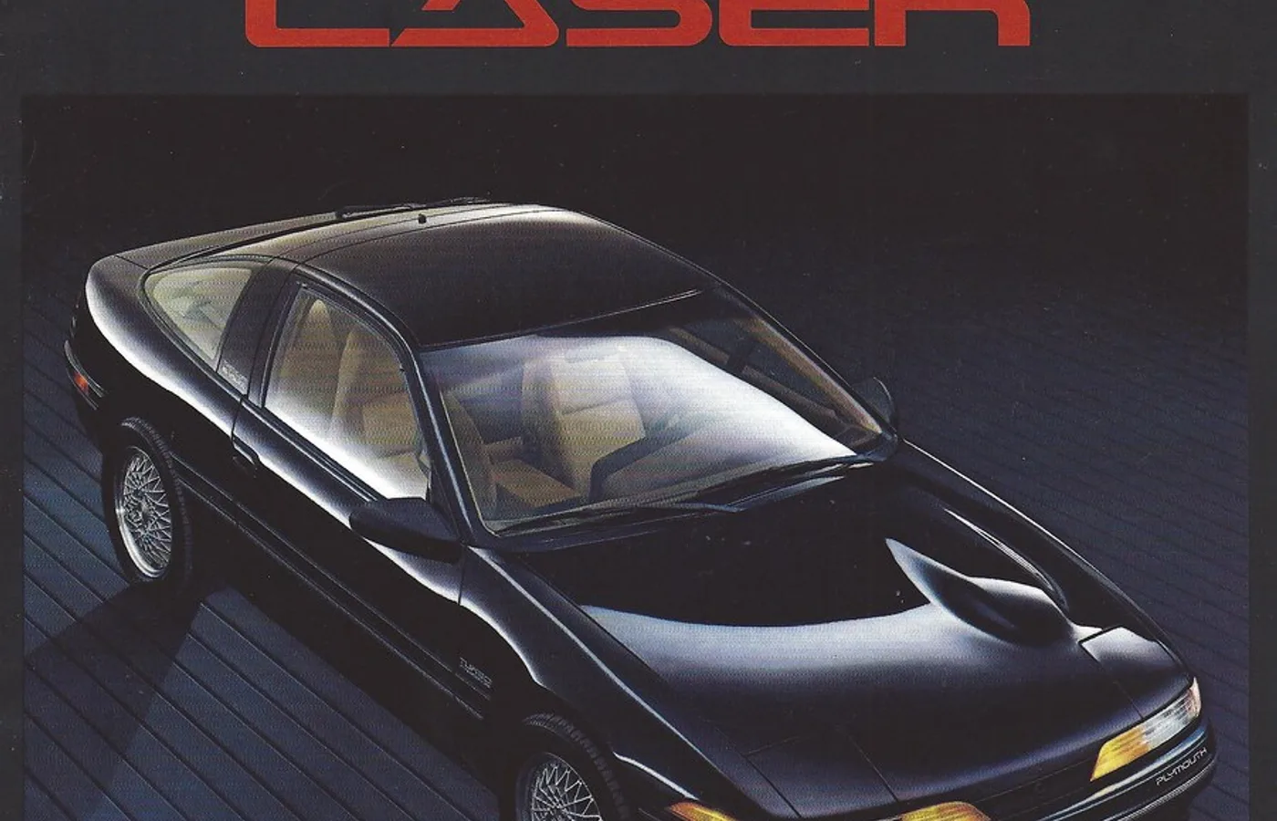 Plymouth Laser, vue extérieure du modèle