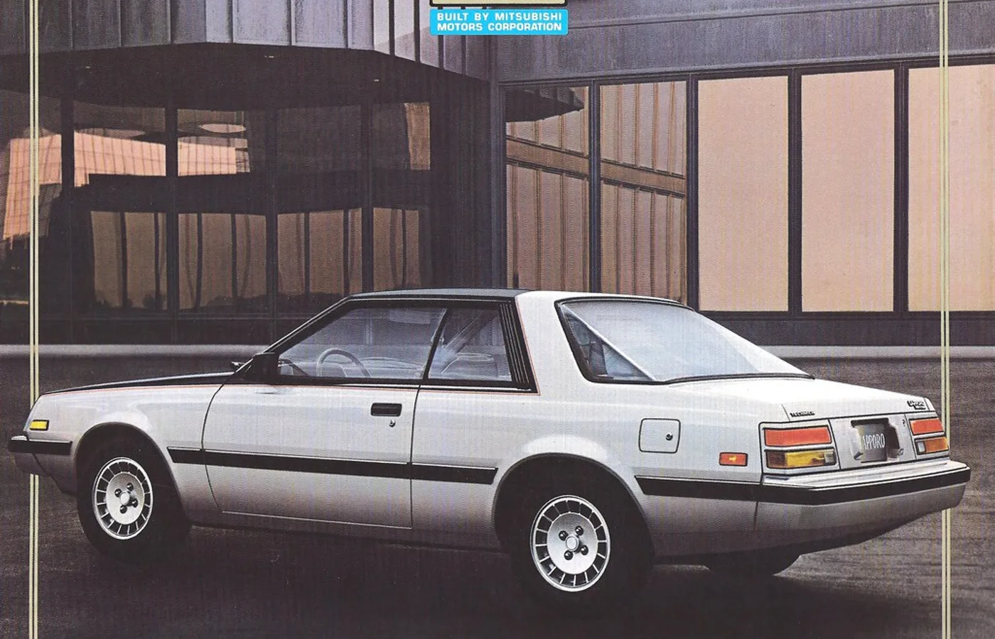 Plymouth Sapporo, vue extérieure du modèle