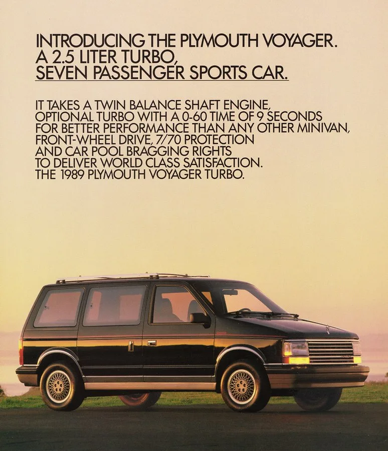 Plymouth Voyager, vue extérieure du modèle
