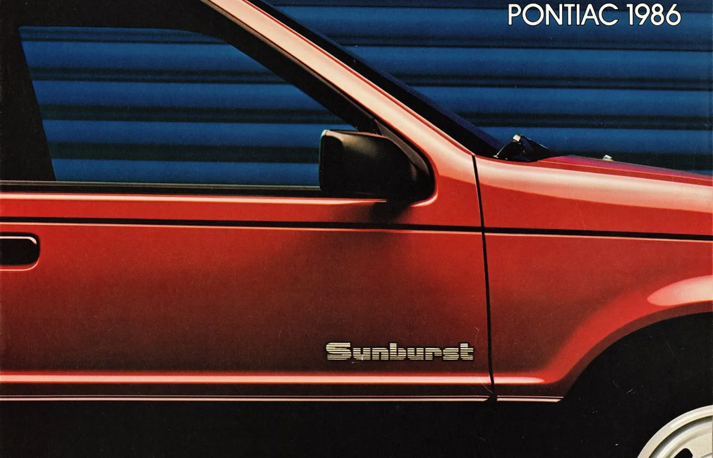 Pontiac Sunburst, vue extérieure du modèle