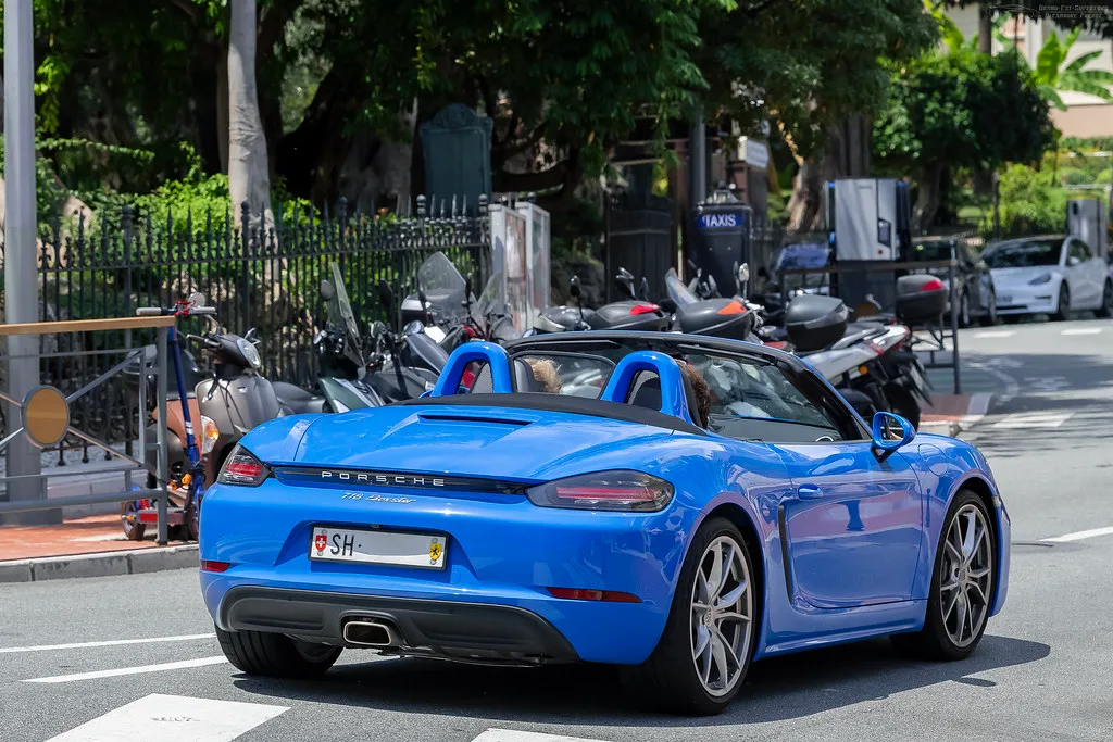 Porsche 718 Boxster, vue extérieure du modèle