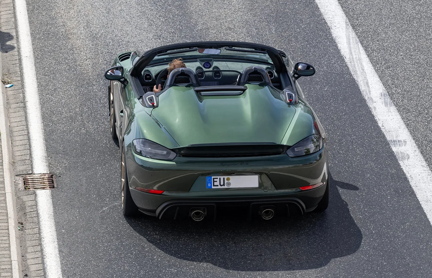 Porsche 718 SPYDER RS, vue extérieure du modèle